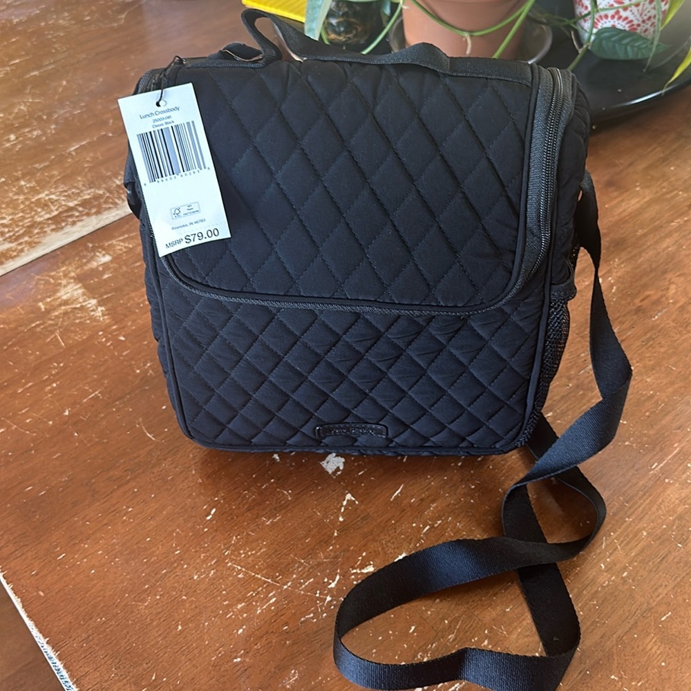 Vera Bradley Lunch Crossbody (Black) NWT